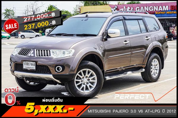 MITSUBISHI PAJERO 3.0 V6 AT+LPG ปี 2012