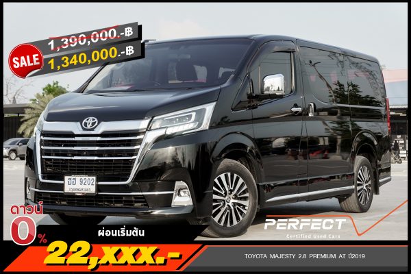 TOYOTA MAJESTY 2.8 PREMIUM AT ปี2019