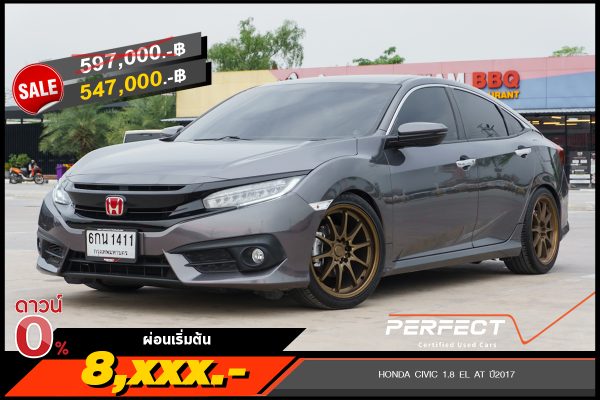 HONDA CIVIC 1.8 EL AT ปี2017