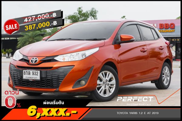 TOYOTA YARIS 1.2 E AT 2019