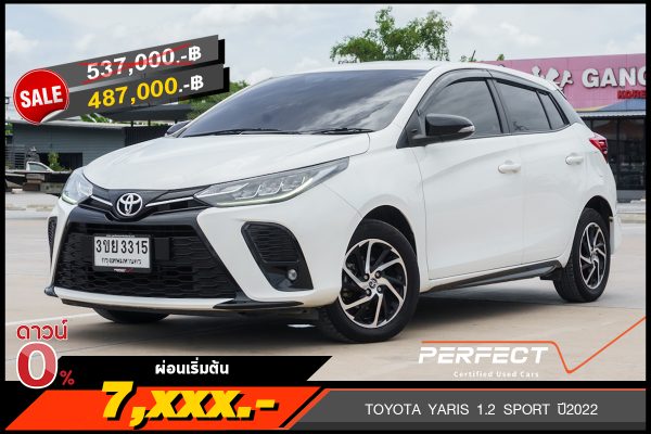 TOYOTA YARIS 1.2 SPORT ปี2022