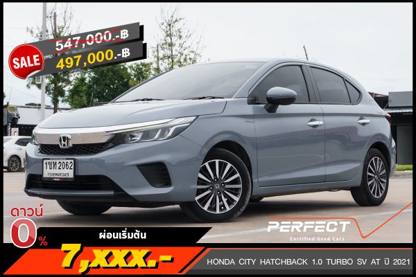 HONDA CITY HATCHBACK 1.0 TURBO SV AT ปี 2021