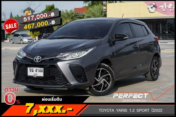 TOYOTA YARIS 1.2 SPORT ปี2022 (ขฉ4144)