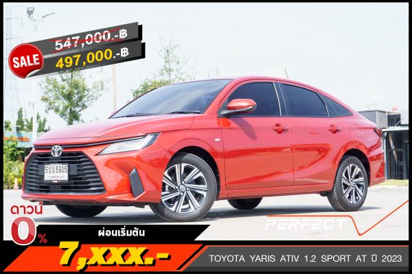 TOYOTA YARIS ATIV 1.2 SPORT AT ปี 2023