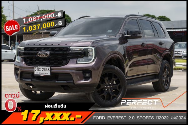 FORD EVEREST 2.0 SPORTS ปี2022 จด2024 (5ขฆ2648)