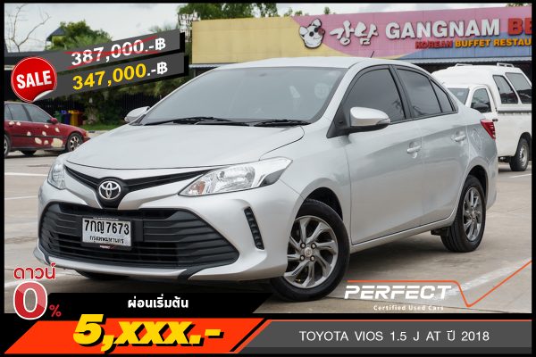 TOYOTA VIOS 1.5 J AT ปี 2018 (7กญ7673)